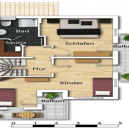 펜션 Doppelhaushaelfte Strandhaus Ii In *